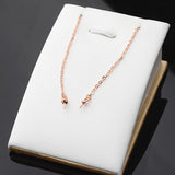 S925 Sterling silver floating necklace (Doesn't include pearl)