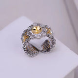 S925 Sterling silver Adjustable Victoria Ring holder