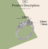 S925 Sterling silver Snake Adjustable Ring holder