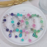 New Vacation Style Forest Crystal Strings,Handmade Women Stretchy Bracelet,Healing Crystal Bracelet,Gemstone Bracelet