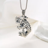 S925 sterling silver Dragon Cage Pendant (Without the Pearl)